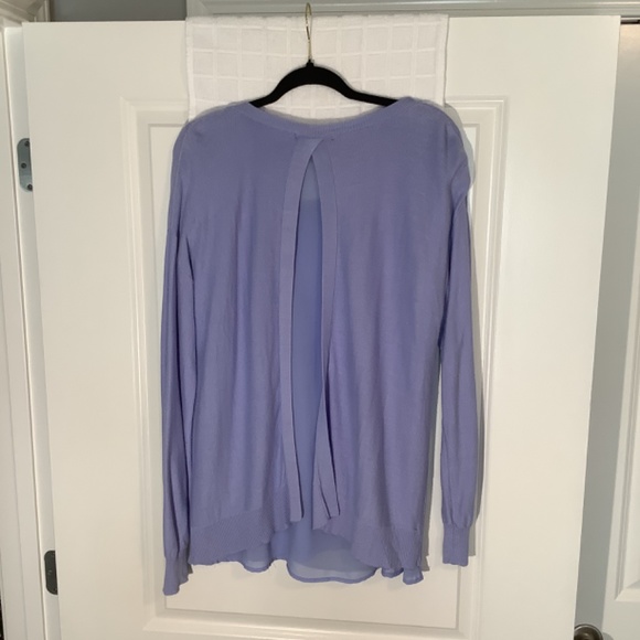 Gibson Latimer Ladies Pullover Lightweight Sweater Lavender Size L - Picture 2 of 6